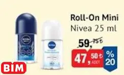 NİVEA ROLL-ON MİNİ NİVEA ROLL-ON MİNİ